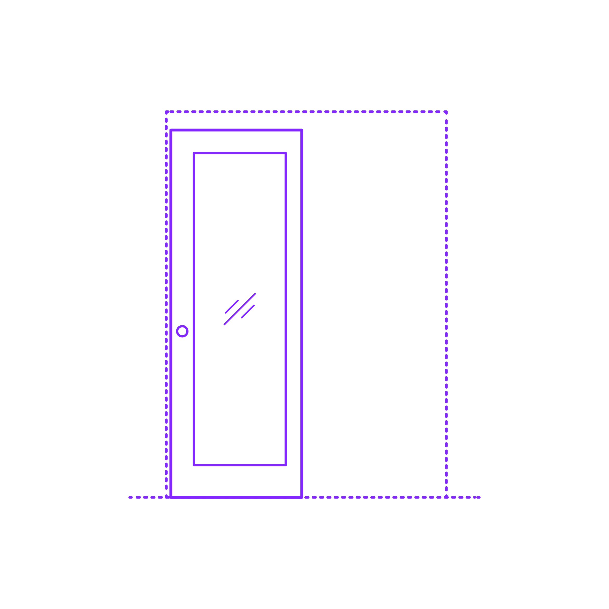 Buildings Pocket Doors Single Glass 1 Panel Outline Drawing Svg Vector Free Vectors